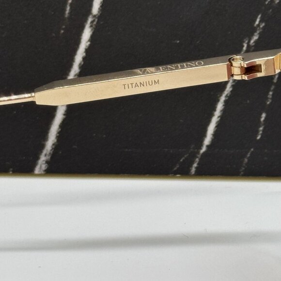 NEW VALENTINO SUNGLASSES GOLD WOMEN VALENTINO V-GOLD SHIELD VLS-137B main image 6